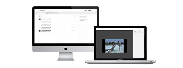 download your videos and film reels from your private website