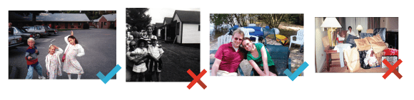 choose the best photos for scanning