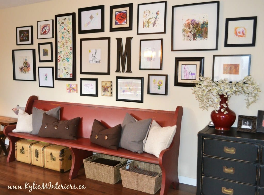 organize a gallery wall