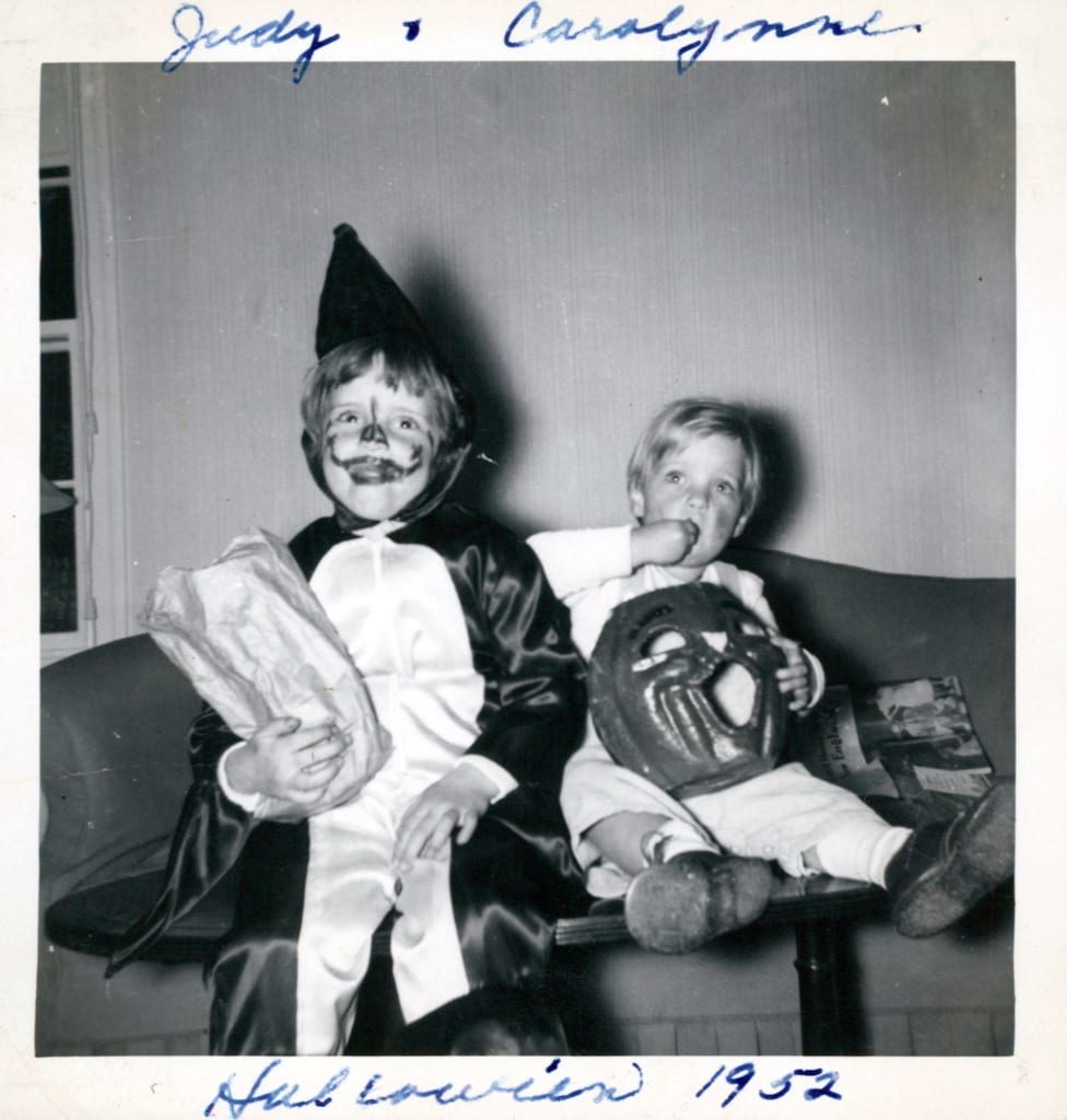1952 - She looks to busy eating candy to be posing for a photo