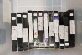 storing VHS-c tapes