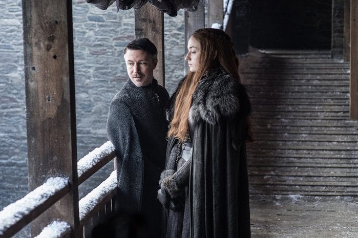 game of thrones season 7 predictions sansa won't betray Jon but Littlefinger might