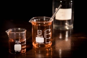 develop film at home | chemicals in glassware