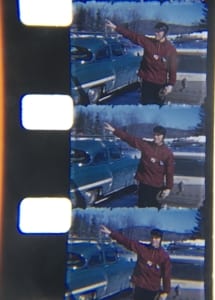 example of an 8mm film reels strip