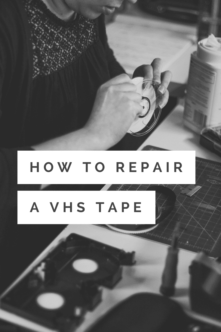 How to repair VHS tapes