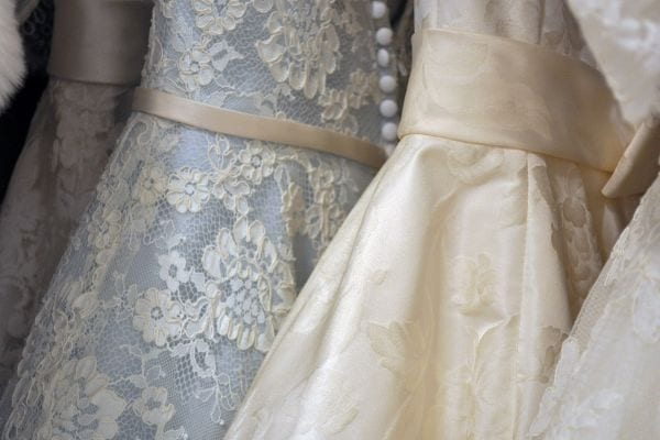 dresses hung up