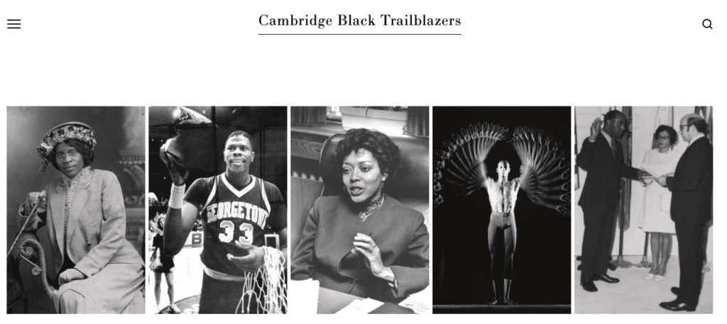 black leaders in history website screenshot