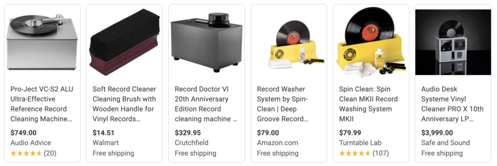 how to clean a vinyl record online options