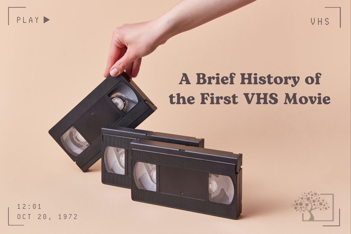link to first vhs tape from vcr history