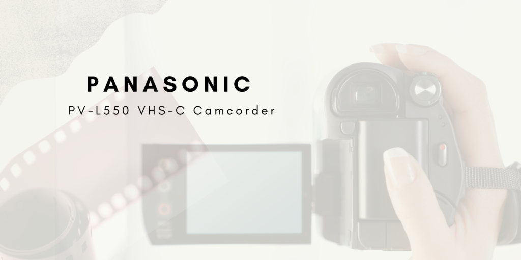 Panasonic PV-L550 VHS-C Camcorder